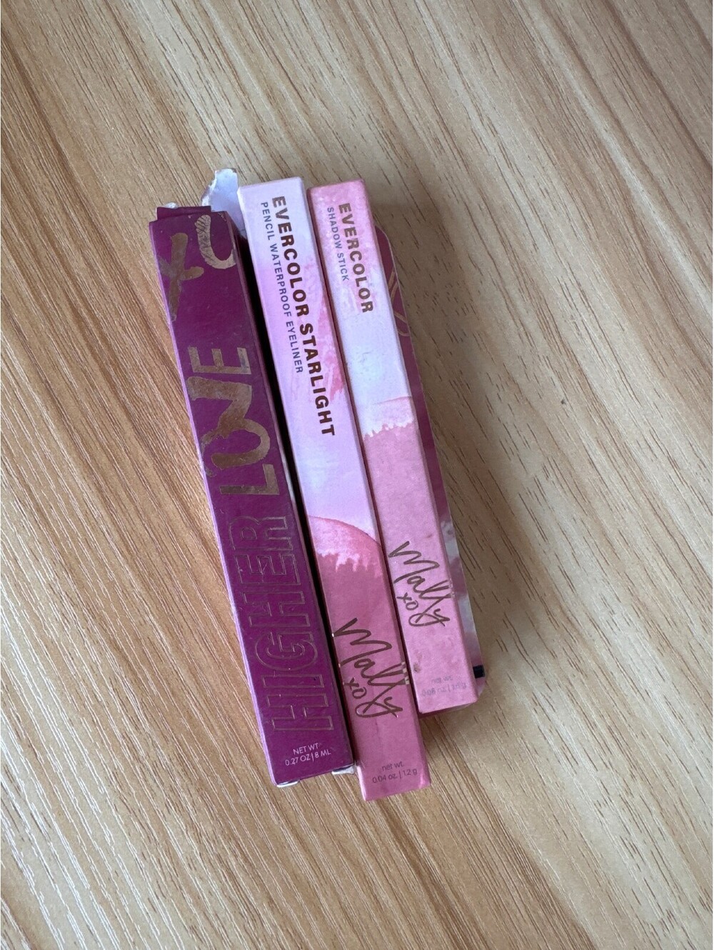 Mally Beauty Lot 3 Higher Love Mascara Starlight Eyeliner Shadow Stick New